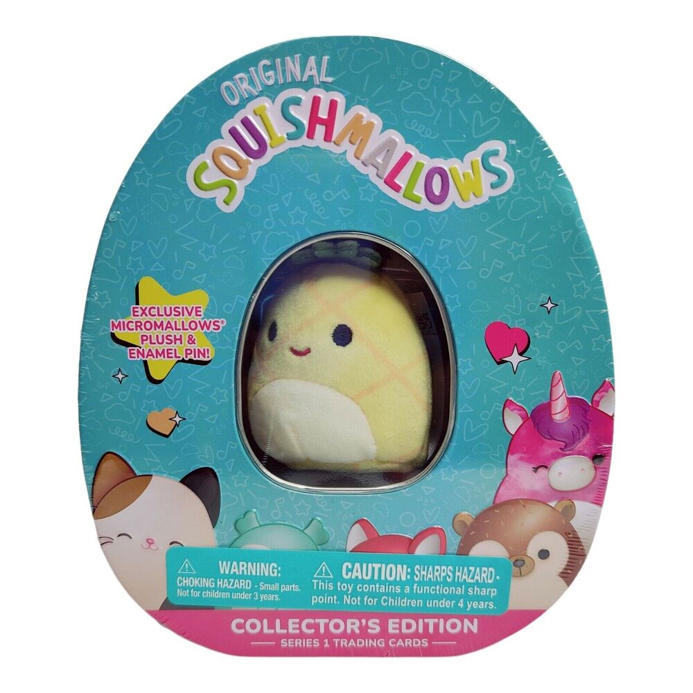 Squishmallow Trading Card Collector Tin Series 1‎ Maui The Pineapple Brand New